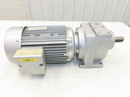 KEB G22A DL90L4 TS Inline Gearmotor 7.5:1 Reducer 187 RPM 1.5kw 230/400V 50hz