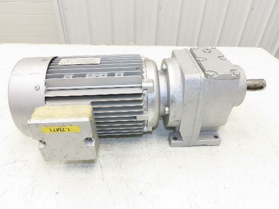 KEB G22A DL90L4 TS Inline Gearmotor 7.5:1 Reducer 187 RPM 1.5kw 230/400V 50hz