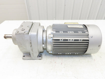 KEB G22A DL90L4 TS Inline Gearmotor 7.5:1 Reducer 187 RPM 1.5kw 230/400V 50hz