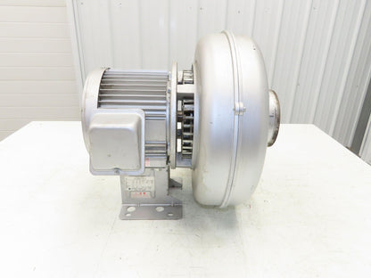 Showa Denki EC-H04HT-R313 Centrifugal Blower Fan 565 CFM .4kw 220V 3Ph 5"x 4"