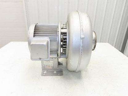 Showa Denki EC-H04HT-R313 Centrifugal Blower Fan 565 CFM .4kw 220V 3Ph 5"x 4"