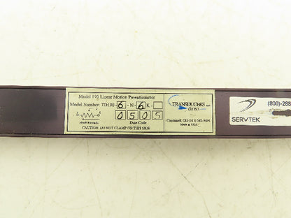 Servtek TD190-6-N-6.K Linear Transducer Cylinder Position Sensor 6" Stroke