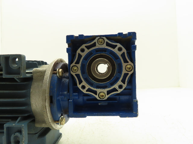 Motovario NMRV/040 Gearmotor 7.5:1 Ratio 208rpm .33Hp 230/460V 3PH Hollow Shaft
