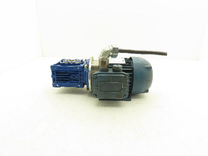 Motovario NMRV/040 Gearmotor 7.5:1 Ratio 208rpm .33Hp 230/460V 3PH Hollow Shaft
