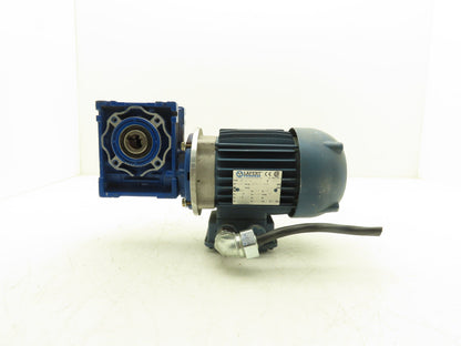 Motovario NMRV/040 Gearmotor 7.5:1 Ratio 208rpm .33Hp 230/460V 3PH Hollow Shaft