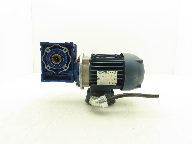 Motovario NMRV/040 Gearmotor 7.5:1 Ratio 208rpm .33Hp 230/460V 3PH Hollow Shaft