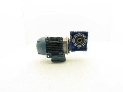 Motovario NMRV/040 Gearmotor 7.5:1 Ratio 208rpm .33Hp 230/460V 3PH Hollow Shaft