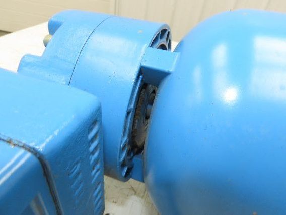 Eberhard Bauer G13-10/DK 74-178-AS/M Inline Gearmotor w/Brake 32rpm 277/480V 3PH