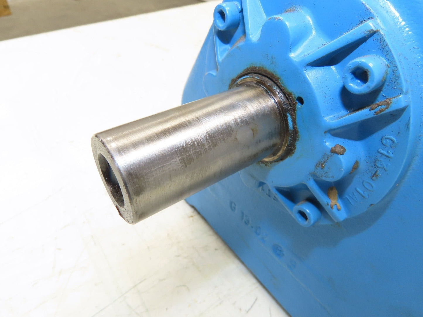 Eberhard Bauer G13-10/DK 74-178-AS/M Inline Gearmotor w/Brake 32rpm 277/480V 3PH