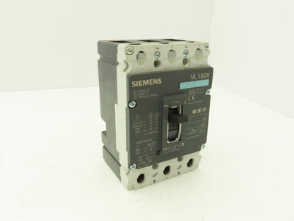 Siemens VL 160X 3VL1703-1DA33-0AA0 Circuit Breaker 3-Pole 3PH 32A 690VAC 250VDC