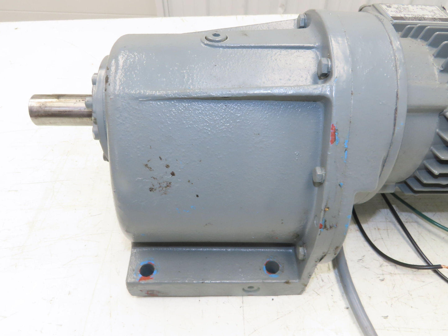 Eberhard Bauer G13-10/DK 74-178-AS/M Inline Gearmotor w/Brake 32rpm 277/480V 3PH