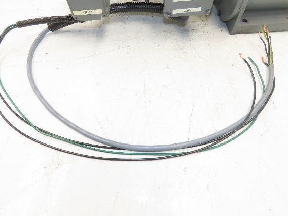 Eberhard Bauer G13-10/DK 74-178-AS/M Inline Gearmotor w/Brake 32rpm 277/480V 3PH