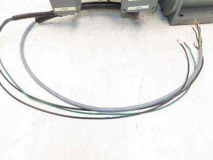 Eberhard Bauer G13-10/DK 74-178-AS/M Inline Gearmotor w/Brake 32rpm 277/480V 3PH