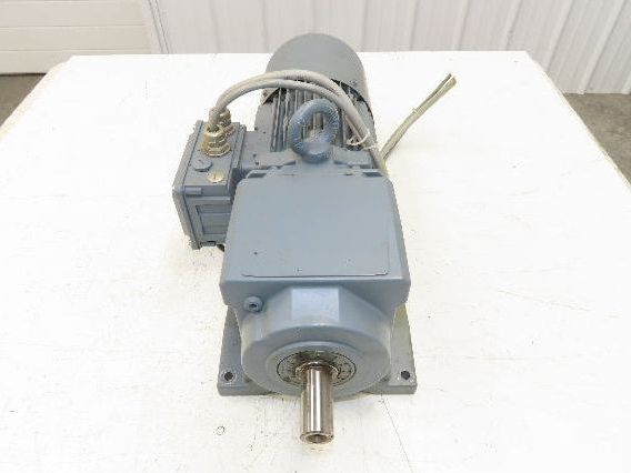 Bauer BG20-11/D08SA4-S/E005A4/AM Inline Gearmotor w/Brake 32rpm 277/480V 3PH