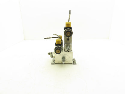 Bosch Rexroth 4WE6G62/EG24N9K4/62 Hydraulic Solenoid Valves w/Manifold 24VDC