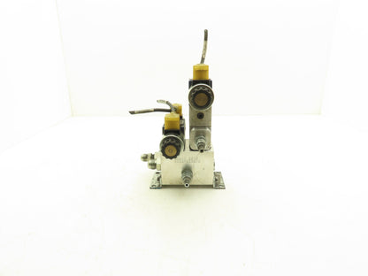 Bosch Rexroth 4WE6G62/EG24N9K4/62 Hydraulic Solenoid Valves w/Manifold 24VDC