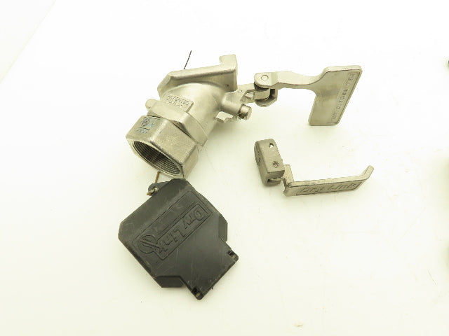 Dry Link 2" Stainless Sanitary Disconnect Threaded Coupling *For Repair*