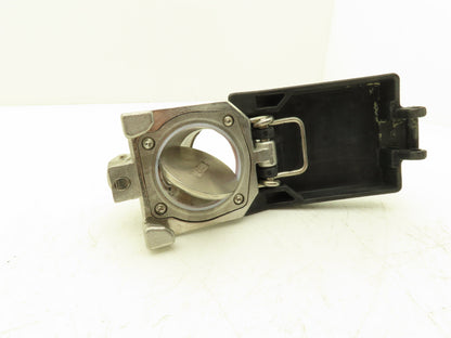 Dry Link 2" Stainless Sanitary Disconnect Threaded Adapter