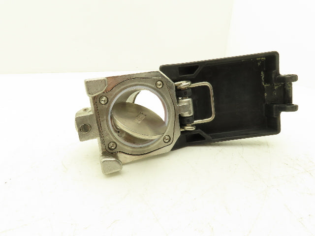 Dry Link 2" Stainless Sanitary Disconnect Threaded Adapter