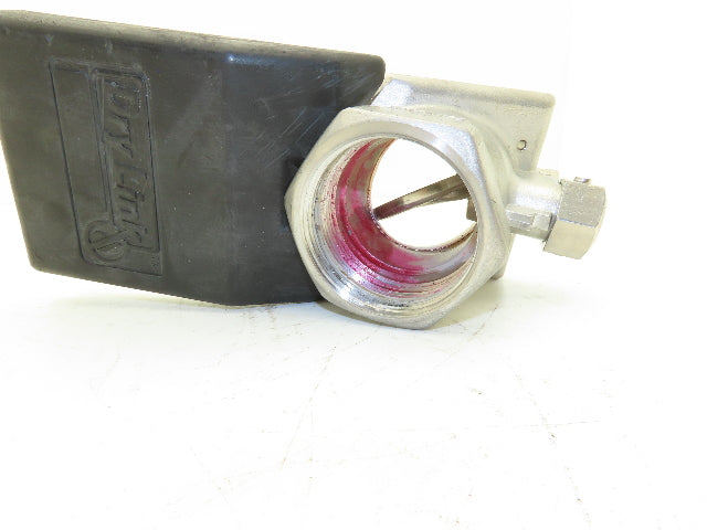 Dry Link 2" Stainless Sanitary Disconnect Threaded Adapter