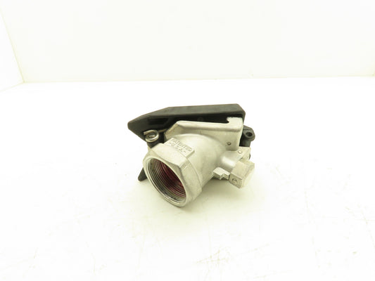 Dry Link 2" Stainless Sanitary Disconnect Threaded Adapter