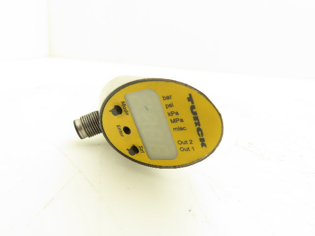 Turck Pressure sensor w/Display 24VDC 232PSI 16 Bar 4 Pin M12