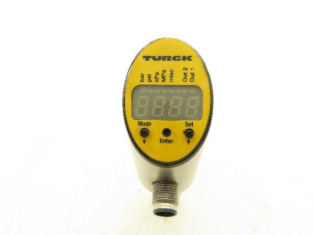 Turck Pressure sensor w/Display 24VDC 232PSI 16 Bar 4 Pin M12