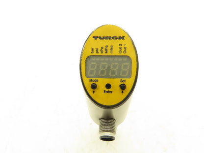 Turck Pressure sensor w/Display 24VDC 232PSI 16 Bar 4 Pin M12