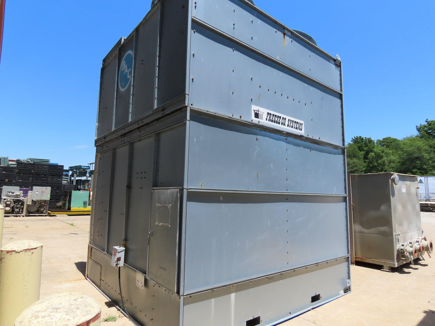 Baltimore Aircoil Cooling Tower Water Chiller 7-Pump Unit 4000 Gal Tank 50Hp