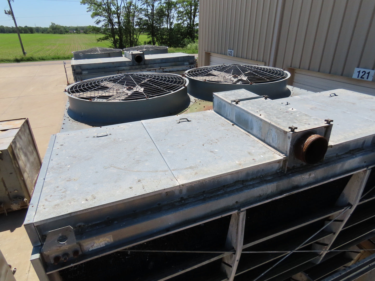 Baltimore Aircoil Cooling Tower Water Chiller 7-Pump Unit 4000 Gal Tank 50Hp