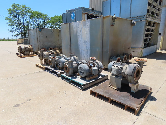 Baltimore Aircoil Cooling Tower Water Chiller 7-Pump Unit 4000 Gal Tank 50Hp