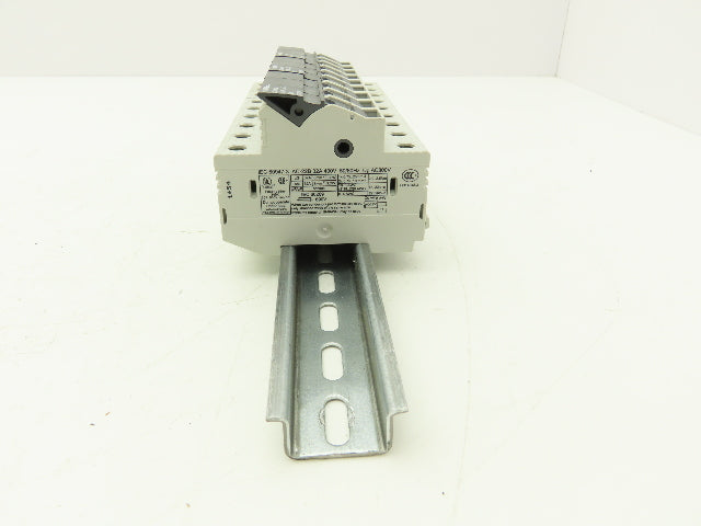 Italweber 2303038 BCH 3x38 Fuse Holder 3-Pole 32A 600V 18-8AWG 10x38 Lot of 3