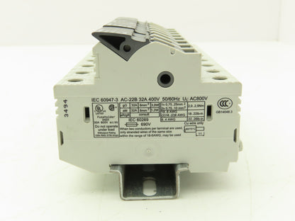 Italweber 2302038 BCH 2x38 Fuse Holder 2-Pole 32A 600V 18-8AWG 10x38 Lot of 4