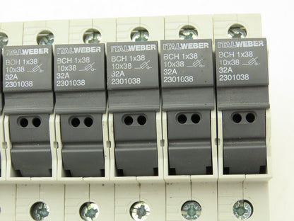 Italweber 2301038 BCH 1x38 Fuse Holder 1-Pole 32A 600V 18-8AWG 10x38 Lot of 11