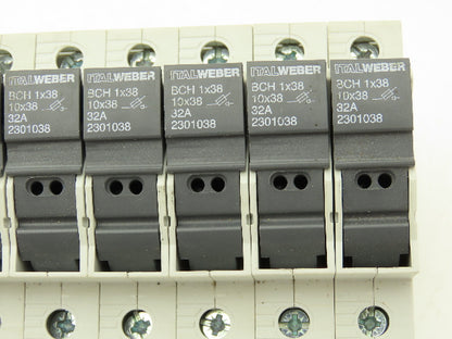 Italweber 2301038 BCH 1x38 Fuse Holder 1-Pole 32A 600V 18-8AWG 10x38 Lot of 11