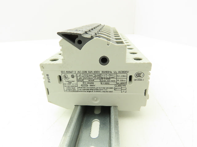 Italweber 2301038 BCH 1x38 Fuse Holder 1-Pole 32A 600V 18-8AWG 10x38 Lot of 11