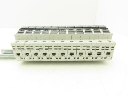 Italweber 2301038 BCH 1x38 Fuse Holder 1-Pole 32A 600V 18-8AWG 10x38 Lot of 11