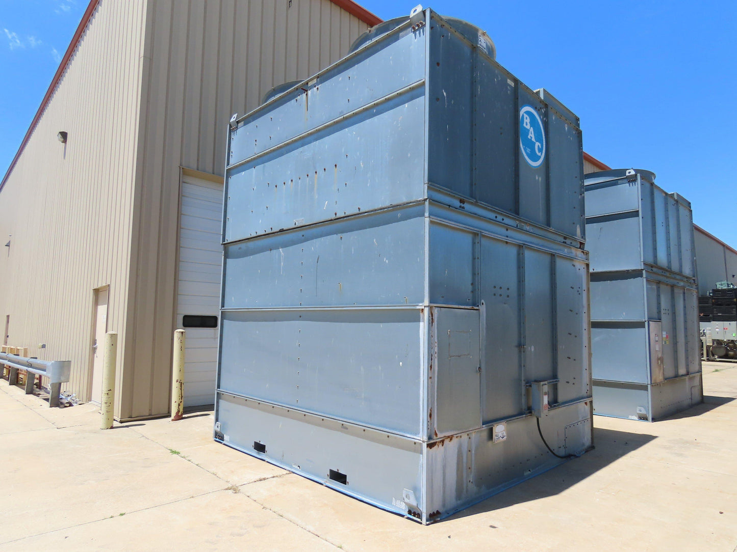 Baltimore Aircoil Cooling Tower Water Chiller 4-Pump Unit 3000 Gal Tank 30Hp