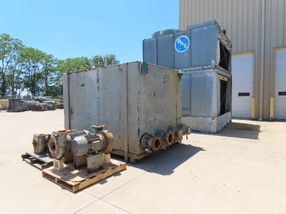 Baltimore Aircoil Cooling Tower Water Chiller 4-Pump Unit 3000 Gal Tank 30Hp