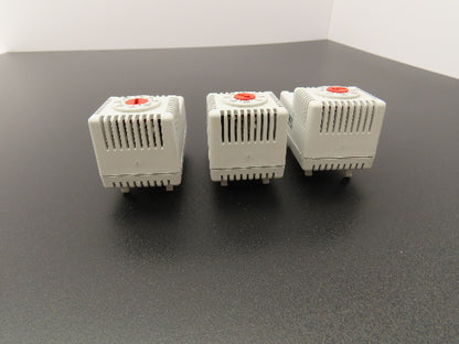 Alfa THR2 Thermostat Bimetal 0/+60C 250VAC 10A/125VAC 15A NC Lot of 3