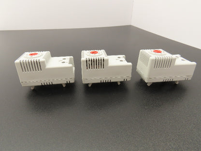 Alfa THR2 Thermostat Bimetal 0/+60C 250VAC 10A/125VAC 15A NC Lot of 3