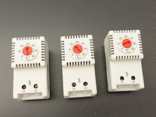 Alfa THR2 Thermostat Bimetal 0/+60C 250VAC 10A/125VAC 15A NC Lot of 3