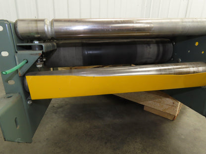 Hytrol 90° Curve Accumulation Roller Conveyor 24"W 21"BF Slave Belt Drive 9' 6"