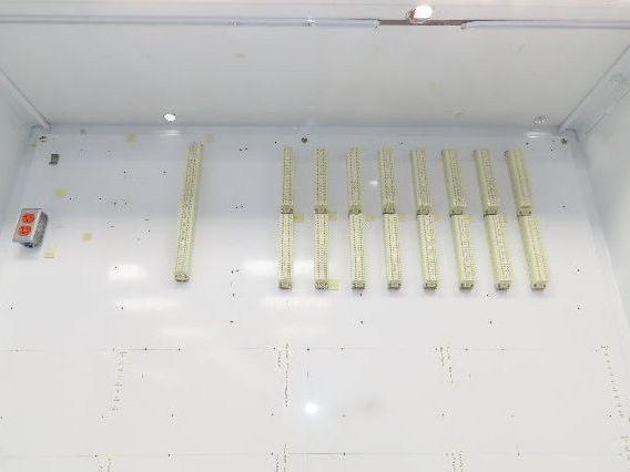 Hoffman A727220ULP Freestanding Electrical Control Panel 72x72x20" Dual Door