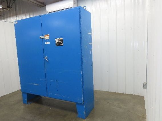 Hoffman A727220ULP Freestanding Electrical Control Panel 72x72x20" Dual Door