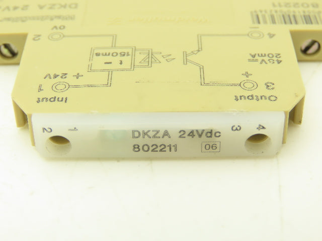 Weidmuller 802211 DKZA Timer Turn-Off Delay 150ms 24VDC In Lot of 4