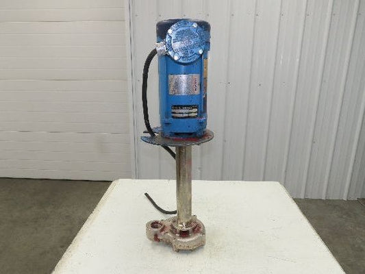 Graymills Superflo Agitator 1.5" Vertical Immersion Ink Tank Pump 2Hp 460V 3PH