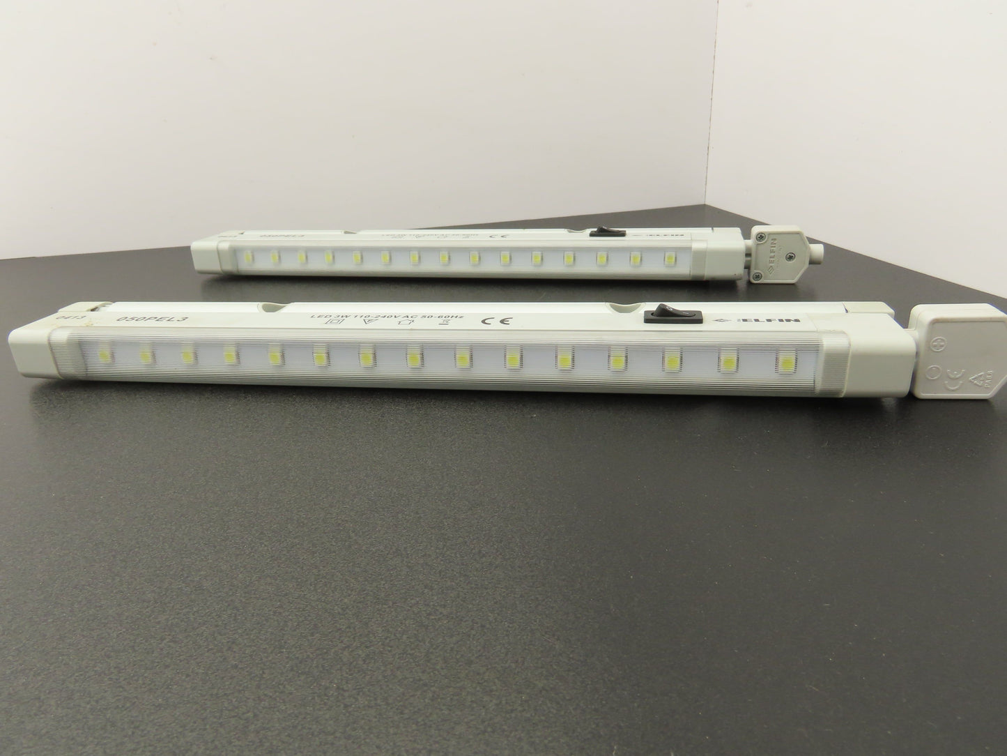 Elfin 050PEL3 Electrical Cabinet LED Light 3W 110-240V 12" Long Lot of 2