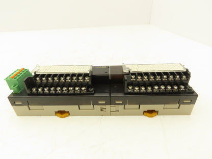 Omron DRT2-OD16 XWT-OD16 Remote Terminal PLC Input Output Module Set