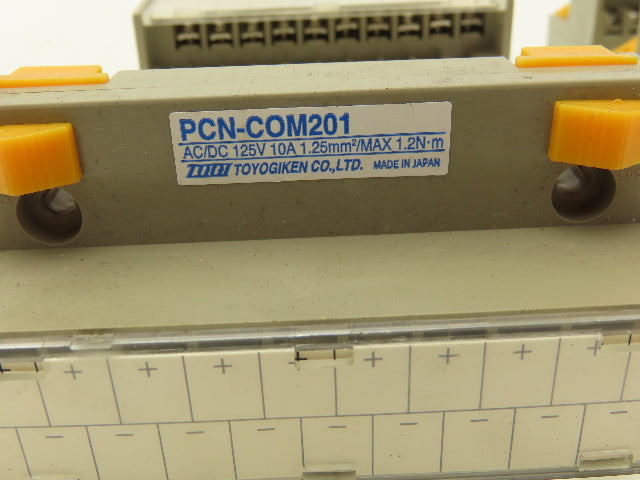 Toyogiken PCN-COM201 Terminal Connector AC/DC 125V 10A 1.25mm² Lot of 9